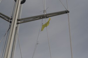 Det gule flag er oppe