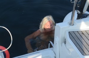 vandet var lidt køligt