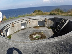 gammel kanon fæstning